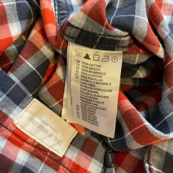 H&M - Mens - plaid long sleeve shirt - Picture 5 of 7
